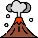 Volcano icon.